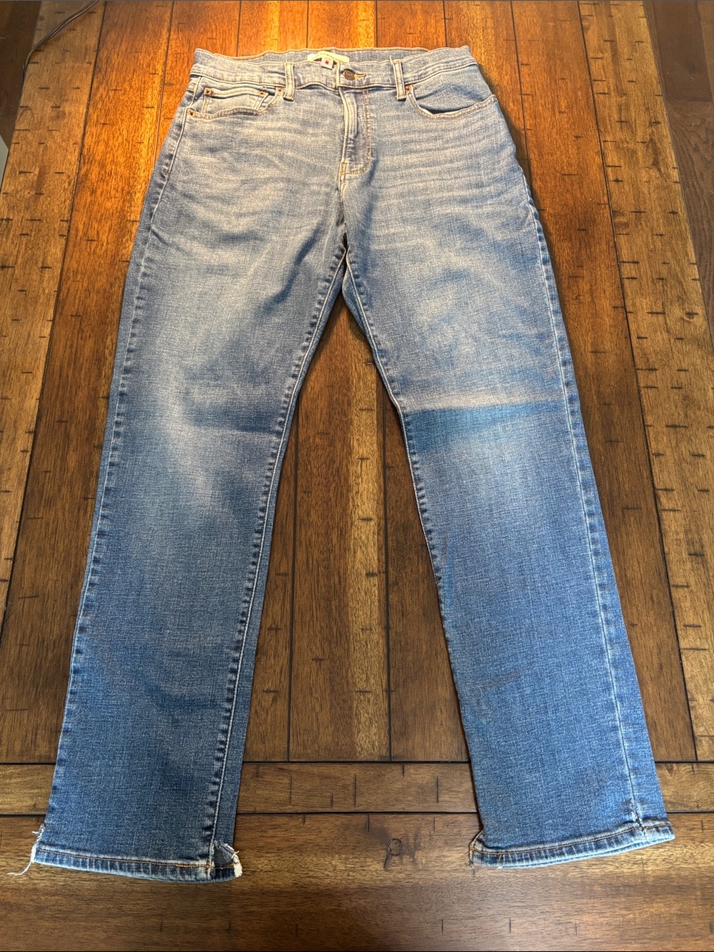 Lucky Brand Men's Light Blue Straight-Leg Jeans 32x32